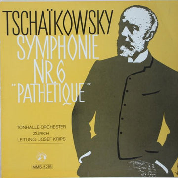 Pyotr Ilyich Tchaikovsky, Tonhalle-Orchester Zürich, Josef Krips : Symphonie Nr. 6 "Pathetique" (LP, Mono)