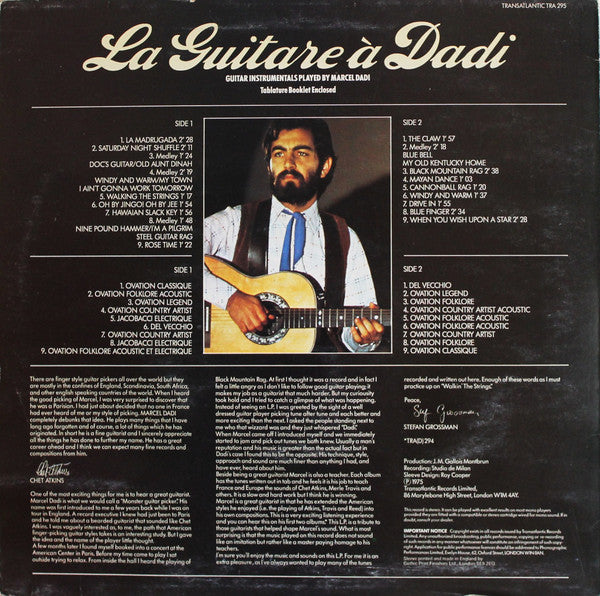 Marcel Dadi : La Guitare À Dadi (LP, Album)