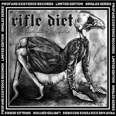 Rifle Diet : Abuse Begets Abuse (7", Ltd, Glo)
