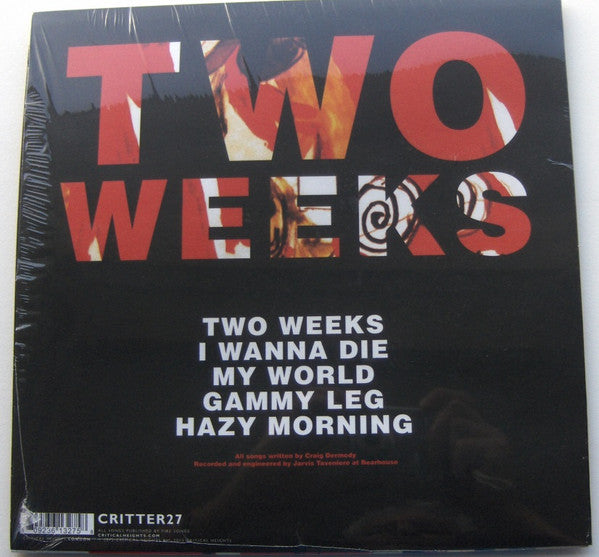 Scott & Charlene's Wedding : Two Weeks (10", EP, Red)