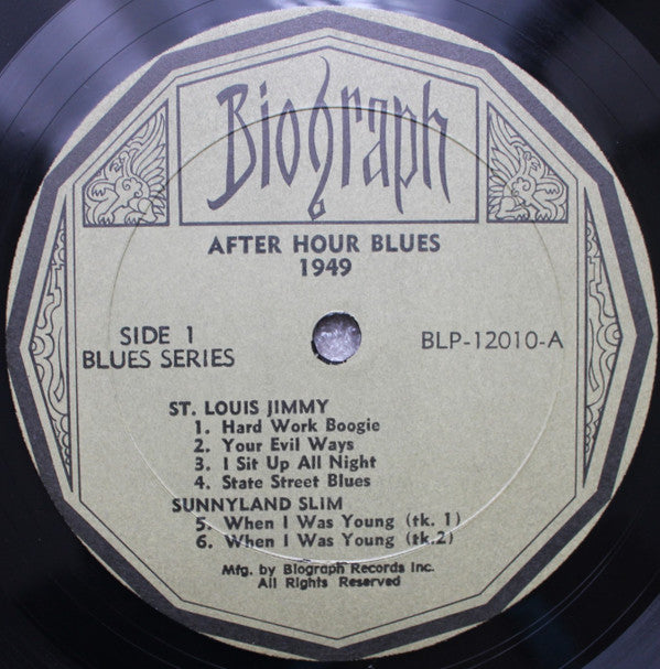St. Louis Jimmy Oden / Sunnyland Slim / Little Brother Montgomery : After Hour Blues 1949 (LP, Comp)