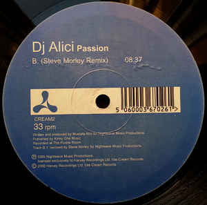Alici : Passion (12", Promo)