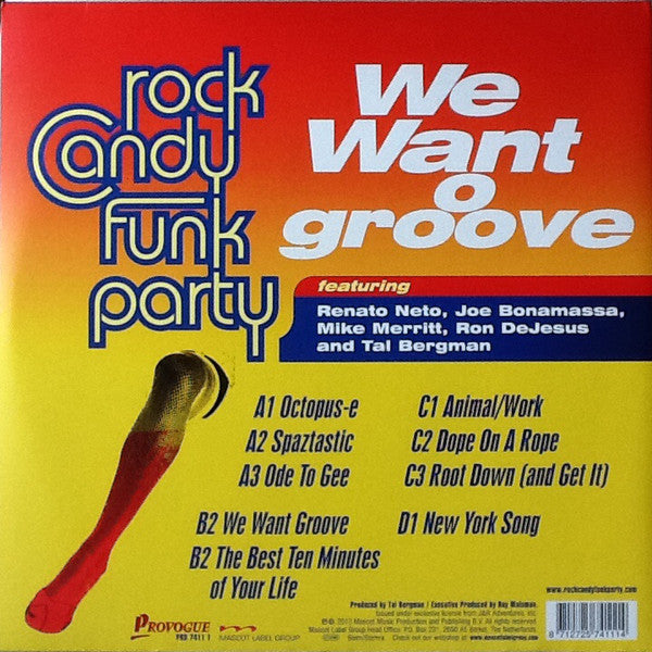 Rock Candy Funk Party : We Want Groove (2xLP, Album)