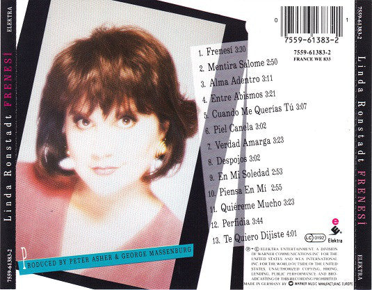 Linda Ronstadt : Frenesí (CD)