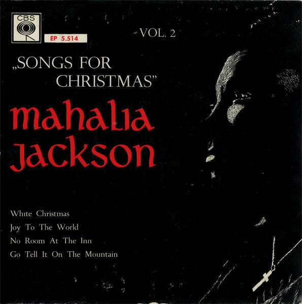 Mahalia Jackson : Songs For Christmas Vol. 2 (7", EP)