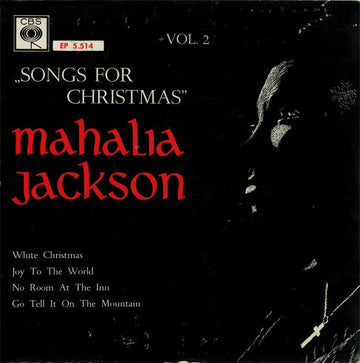 Mahalia Jackson : Songs For Christmas Vol. 2 (7", EP)