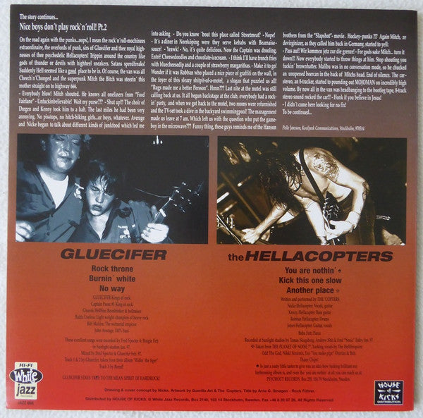 Gluecifer / The Hellacopters : Respect The Rock (10", MiniAlbum, Ora)
