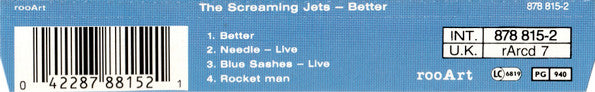 The Screaming Jets : Better (CD, Single)