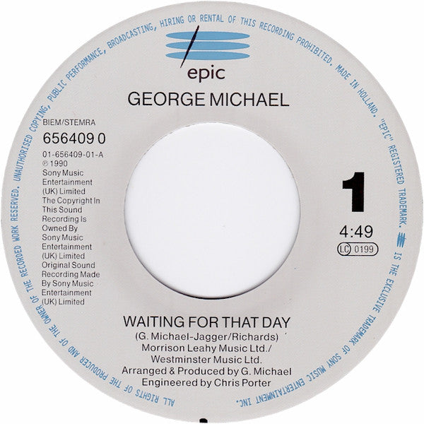 George Michael : Waiting For That Day (7")