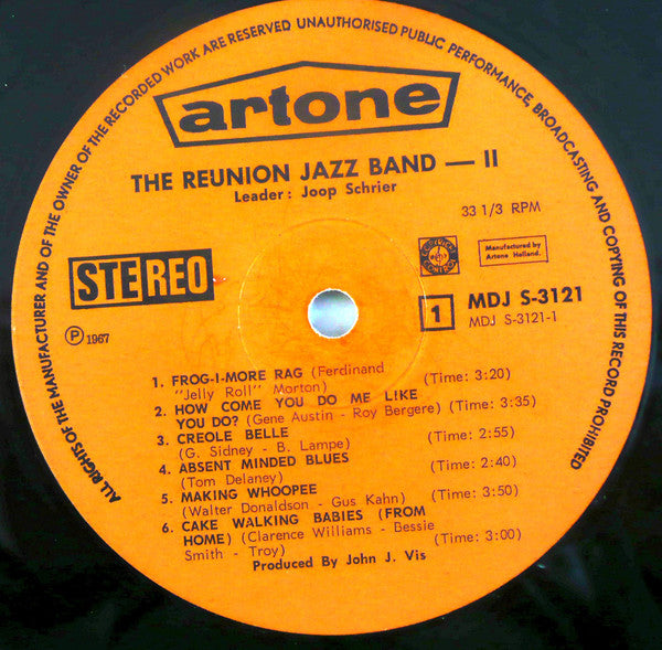 The Reunion Jazz Band : Reunion 2 (LP)