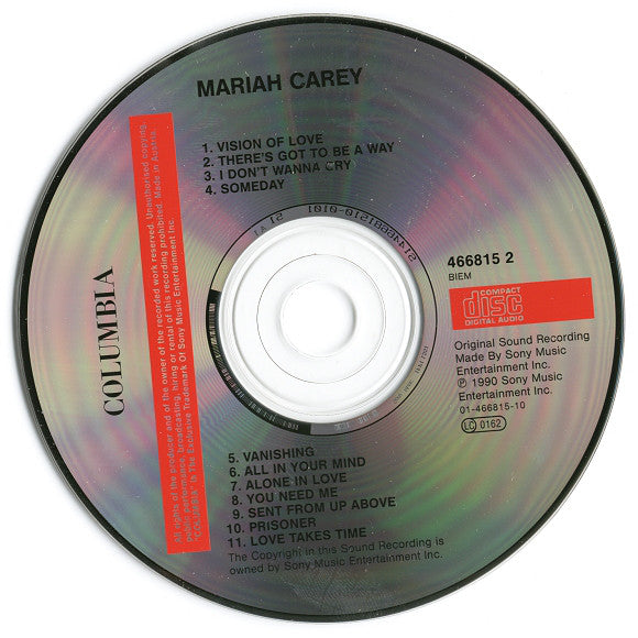 Mariah Carey : Mariah Carey (CD, Album, RE)