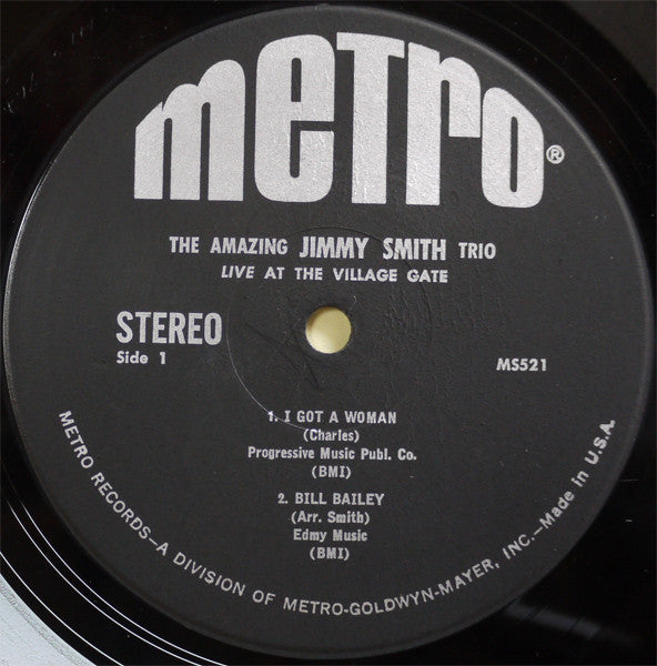 The Amazing Jimmy Smith Trio* : Live At The Village Gate (LP, Album)