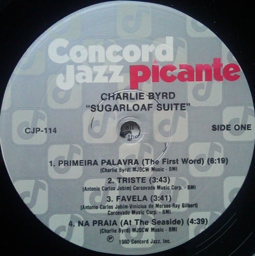 Charlie Byrd : Sugarloaf Suite (LP, Album)