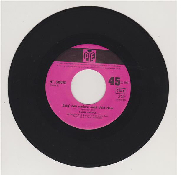 David Garrick : Hey Mr. Möbelmann (Please Mr. Movingman) (7", Single)