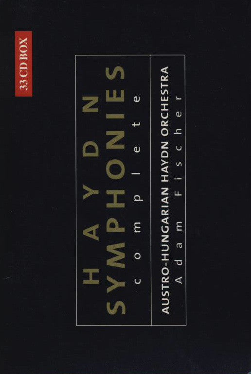 Joseph Haydn, Austro-Hungarian Haydn Orchestra, Adam Fischer (2) : Symphonies (Complete) (33xCD + Box, Comp)