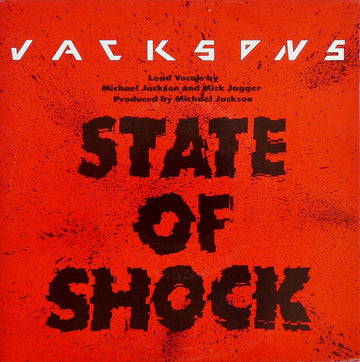 Jacksons* : State Of Shock (7", Single)