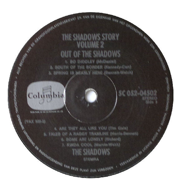 The Shadows : The Shadows Story Vol. 2 (LP, Album, RE)