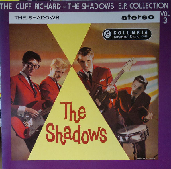 The Shadows : The Cliff Richard - The Shadows E.P. Collection Vol 3: The Shadows (12", EP, RE)