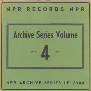 Various : Archive Series Volume 4 (LP, Comp, Mono)