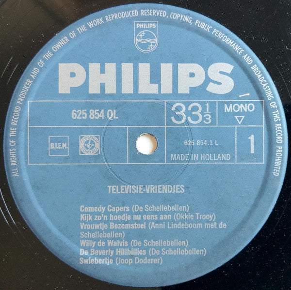 Various : Televisie-Vriendjes (LP, Comp)