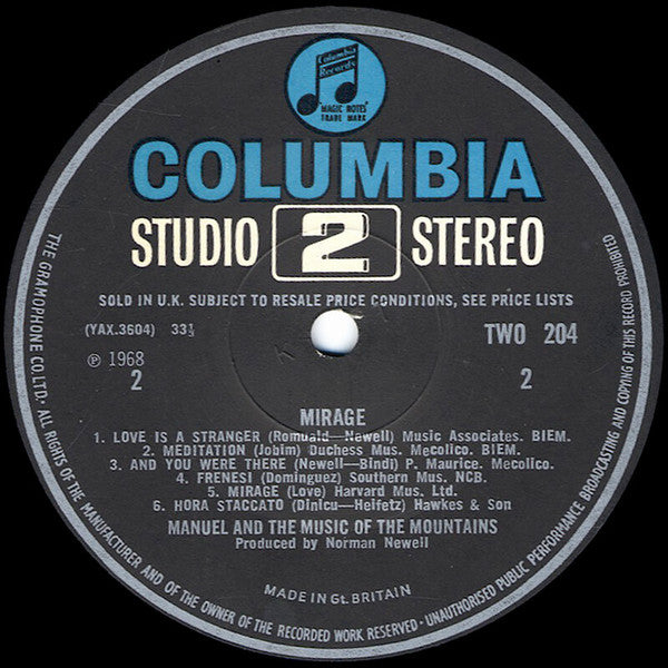 Manuel And His Music Of The Mountains : Mirage (LP)