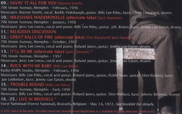 Elvis Presley, Jerry Lee Lewis, Billy Lee Riley, Pee Wee Trahan : Good Rocking Tonight (Alternative & Unissued Versions) (CD, RE, RM, Unofficial)