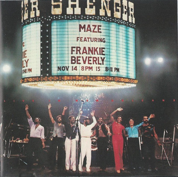 Maze Featuring Frankie Beverly : Live In New Orleans (CD, Album, RE)