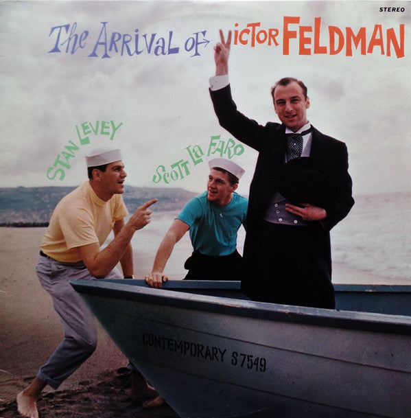 Victor Feldman, Stan Levey, Scott LaFaro : The Arrival Of Victor Feldman (LP, Album, RE)