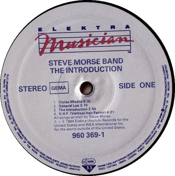 Steve Morse Band : The Introduction (LP, Album)