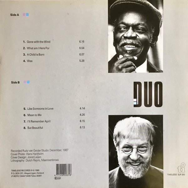 Hank Jones, Red Mitchel* : Duo (LP, Album)