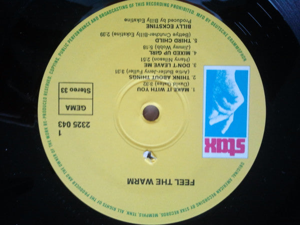 Billy Eckstine : Feel The Warm (LP, Album)
