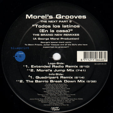 George Morel : Morel's Grooves (The Next Part 9) (12")