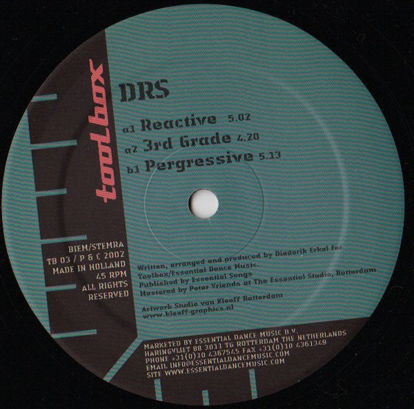 DRS (3) : Reactive / 3rd Grade / Pergressive (12")