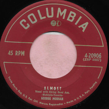 George Morgan (2) : Almost / You're A Little Doll (7", Single)