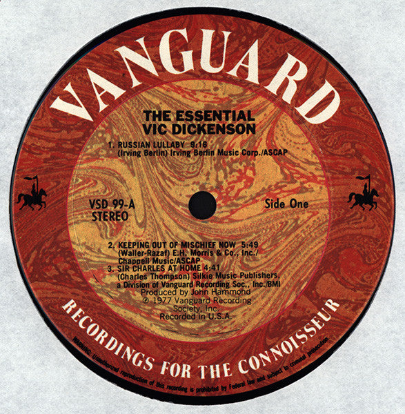 Vic Dickenson : The Essential Vic Dickenson (2xLP, Comp)