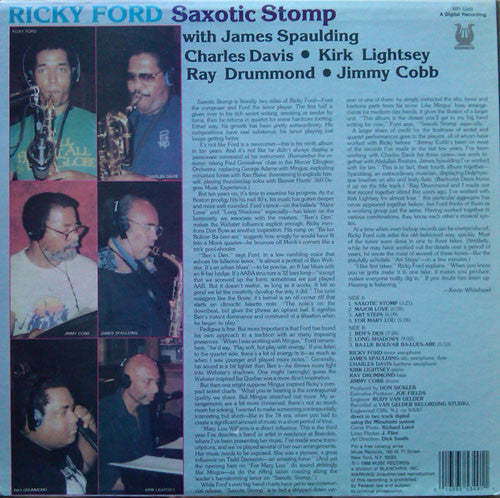 Ricky Ford : Saxotic Stomp (LP)