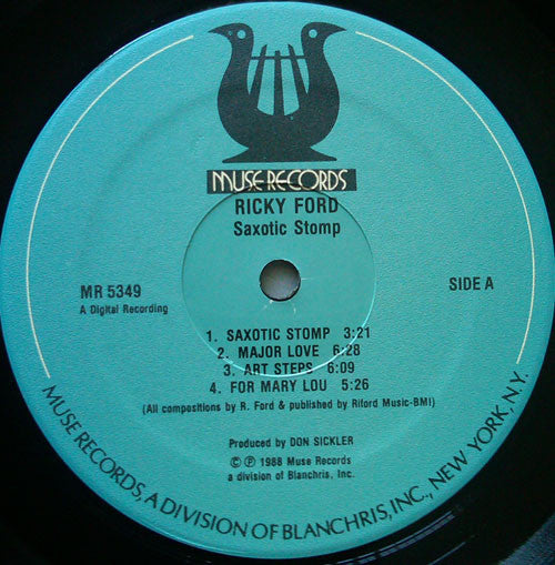 Ricky Ford : Saxotic Stomp (LP)