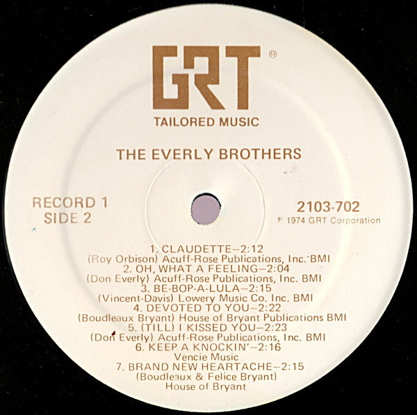 Everly Brothers : Everly Brothers (2xLP, Comp)