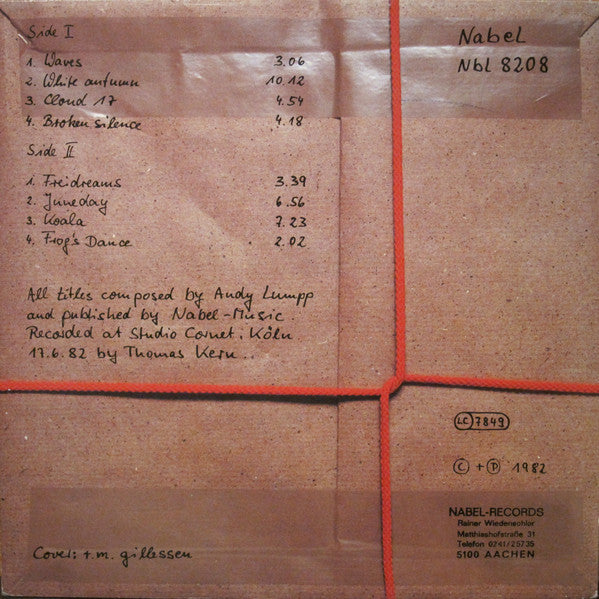Andy Lumpp : Piano Solo (LP, Album)