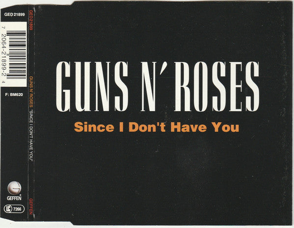 Guns N' Roses : Since I Don't Have You (CD, Maxi)