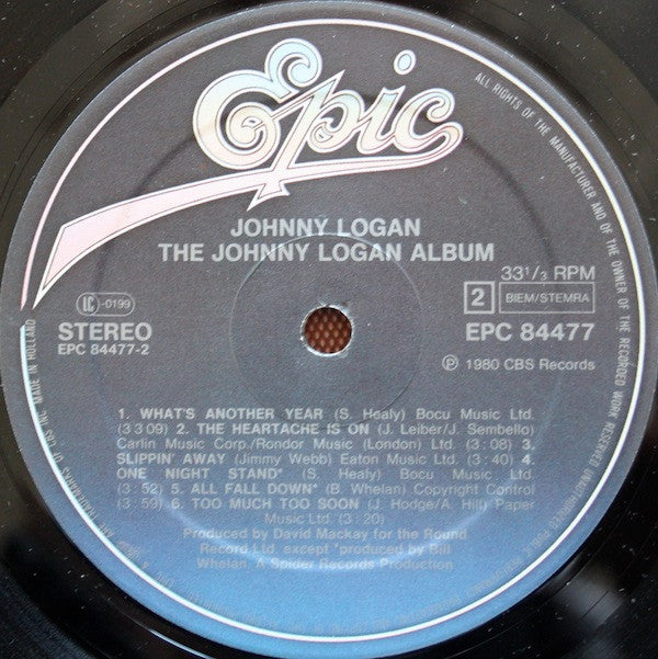 Johnny Logan : The Johnny Logan Album (LP, Album)