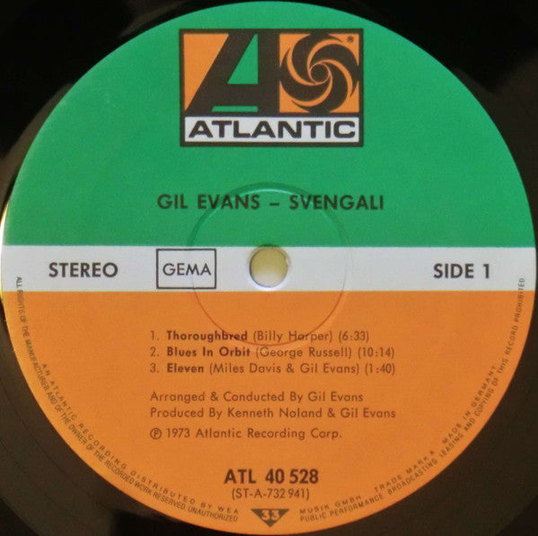 Gil Evans : Svengali (LP, Album)