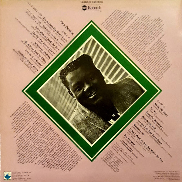 Fats Domino : Los Grandes Mitos Del Rock And Roll  (LP, Comp, RE)