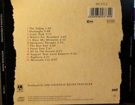 Blues Traveler : Travelers & Thieves (CD, Album)