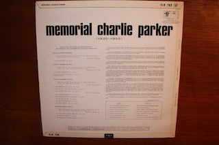 Charlie Parker : Memorial Charlie Parker (LP, Comp, RE)