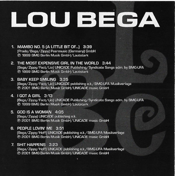 Lou Bega : King Of Mambo (CD, Album, Comp)