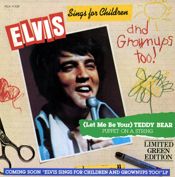 Elvis Presley : (Let Me Be Your) Teddy Bear (7", Single, Ltd, Gre)