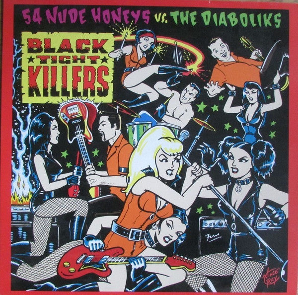 54 Nude Honeys vs. The Diaboliks : Black Tight Killers (12", EP)