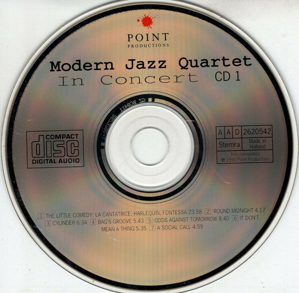 The Modern Jazz Quartet : In Concert (2xCD, Album)