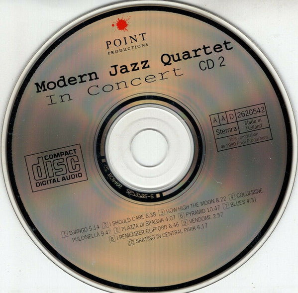 The Modern Jazz Quartet : In Concert (2xCD, Album)